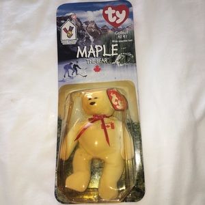 Maple the Bear 1996 McDonalds Beanie Baby UNOPENED